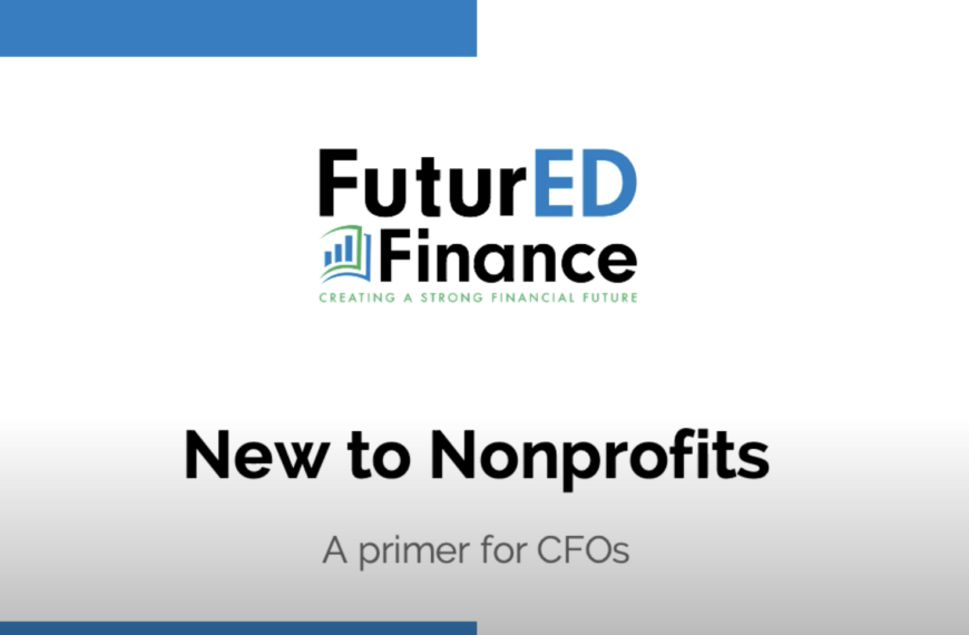 Accounting for Nonprofits: a brief overview for CFOs